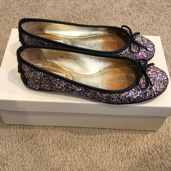 Jimmy choo rainbow glitter flats - Picture 4 of 7